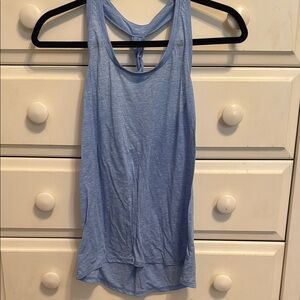 GAP Blue Sleeveless Backless Tank Top